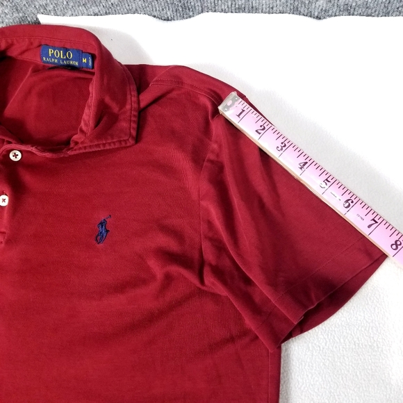 Polo RALPH LAUREN shirt short sleeve collared Men's size M - Picture 5 of 9